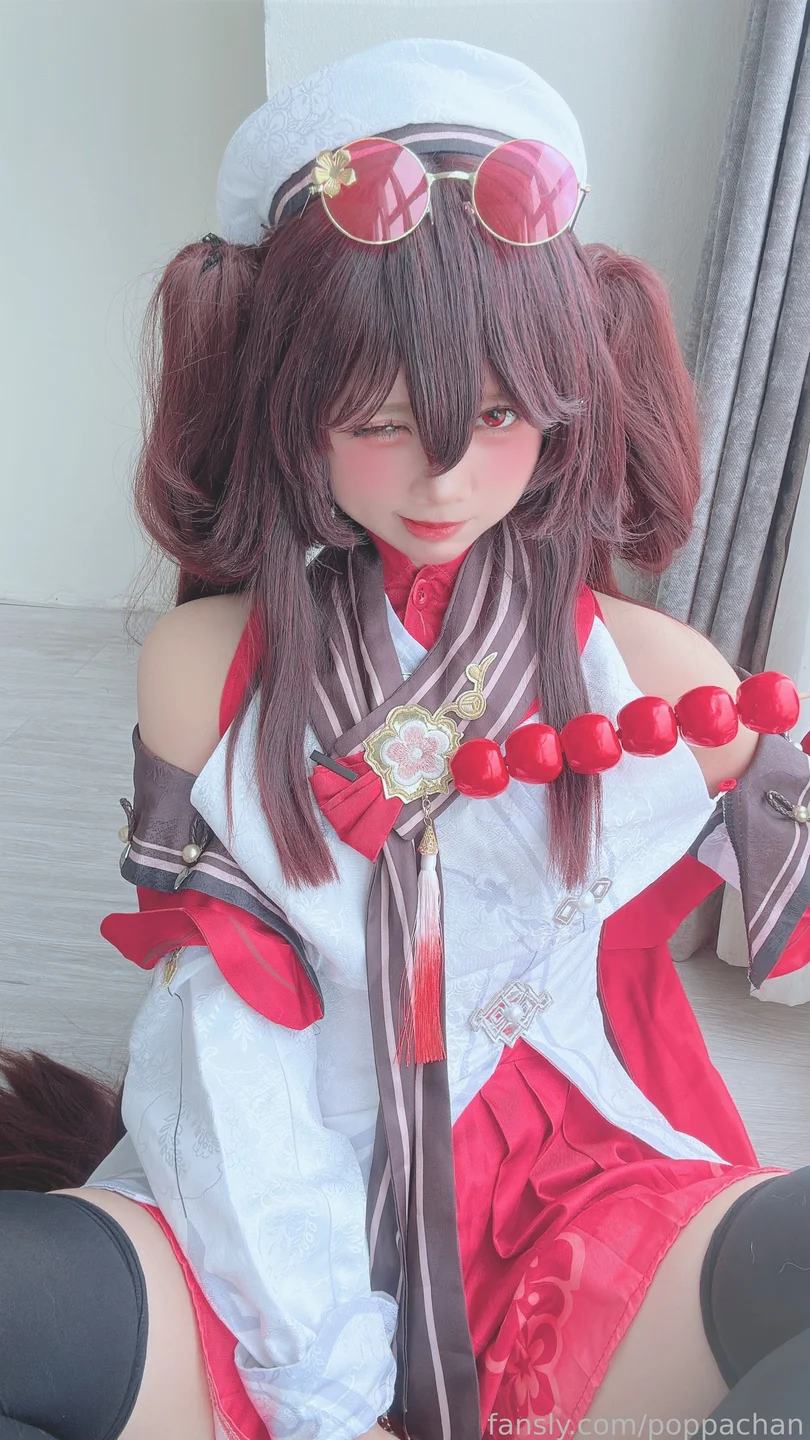 PoppaChan - 胡桃 HuTao [30P-33MB] tg@simisebaisi 【丝足阁】010.webp